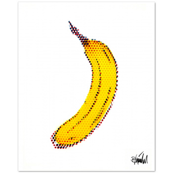 Lichtenstein-Banane von Thomas Baumgärtel.